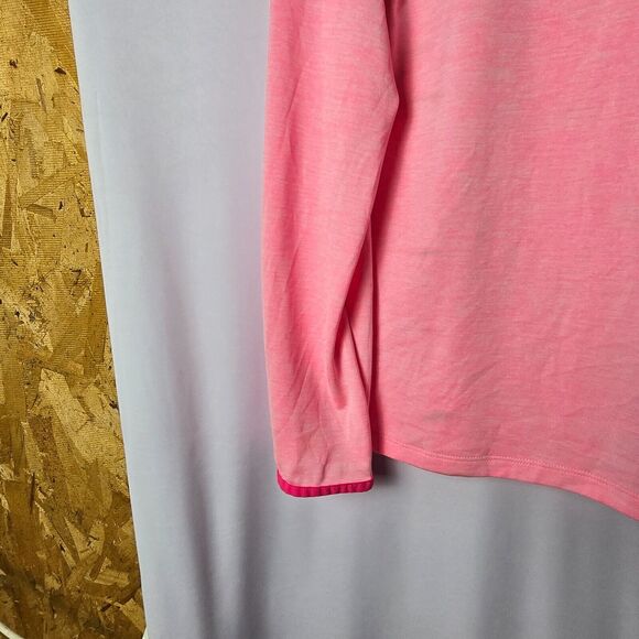 Under Armour Women's Hooded Sweatshirt Medium‎ Pink Long Sleeve 100% Polyester - Picture 14 of 16